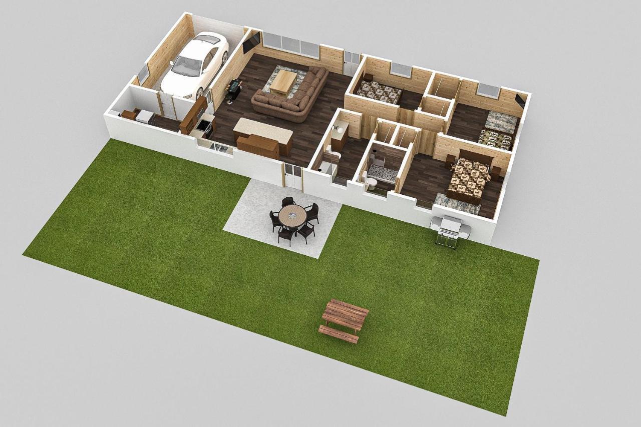 The Brick House: Brand New! 3 Bedroom Home With Private Driveway ピジョンフォージ エクステリア 写真